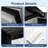 BANGSON 6.5 Cu.ft Upright Freezer, Stand up Freezer with Adjustable Thermostat, Removable Shelves, Reversible Single Door,Silver