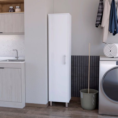 1-Door 5-Shelf Tall Storage Cabinet