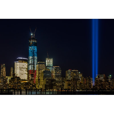 Mamady Tribute In Light - Wrapped Canvas Print