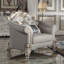 Fauteuil d'appoint blanc ivoire