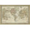 " Mitchells World Map " Mixed Media Print