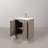 Georgetta 30'' Single Bathroom Vanity with Marble Top-59075765