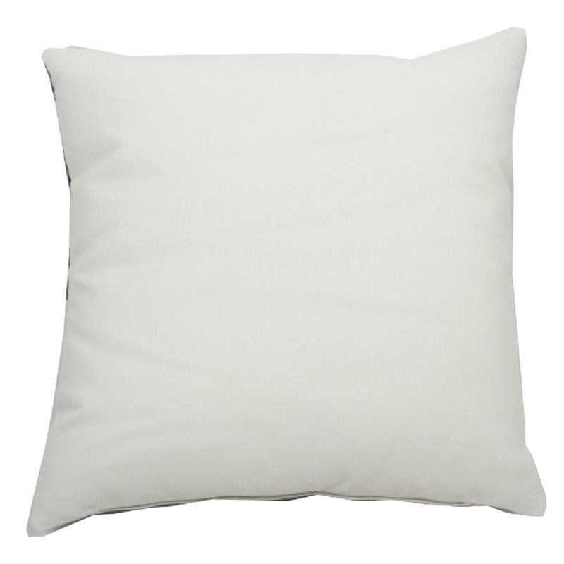 Housse et insert de coussin décoratif intérieur / extérieur Halo, 22 po x 22 po, Indigo