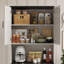 Armoire en bois aggloméré Slant Stripe
