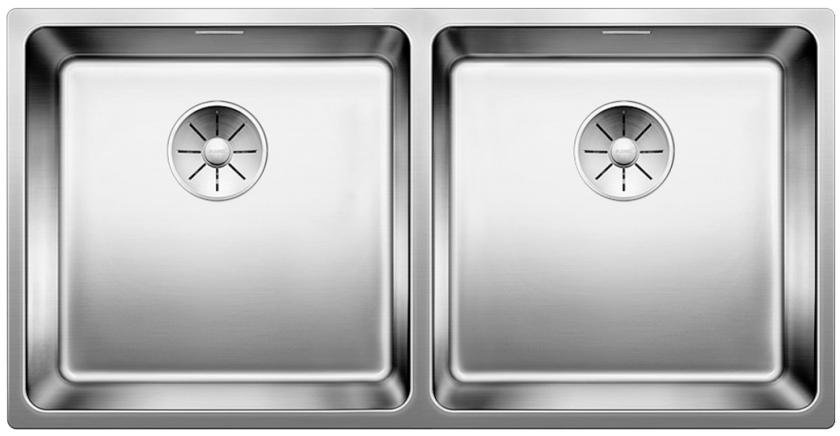Andano 86.5 x 44cm Double Bowl Inset Kitchen Sink