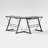 L-Shaped Glass Top Metal Base Computer Desk-1771232076