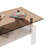 Rectangle Coffee Table With Tempered Glass Tabletop-731807051-731807050