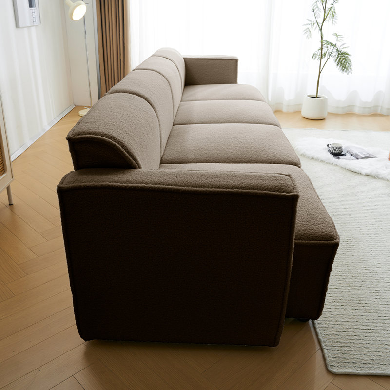 Baglieri Fabric Sofa, Taupe Fabric