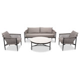 Greenport Outdoor 4 - Piece Conversation Set