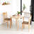 Emalie 29.5" Square Solid Wood Dining Table-88972602
