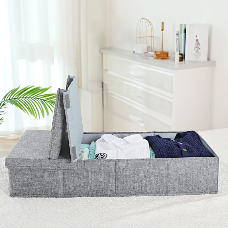 17 Stories Macaela Fabric Underbed Storage
