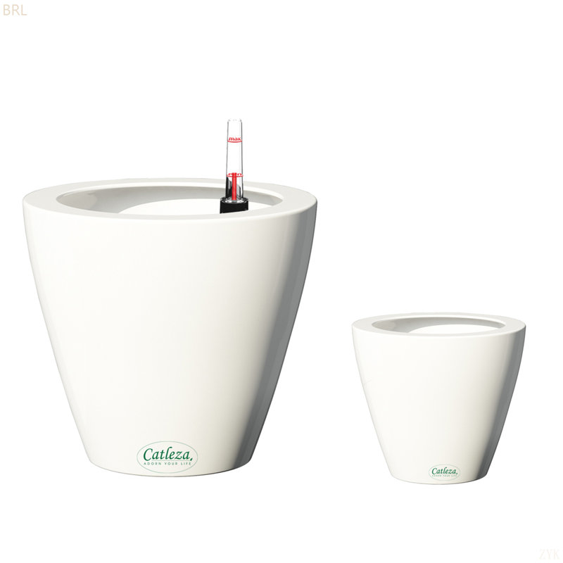 2-Pack Smart Self-watering Planter Pot, White