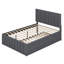 Upholstered Platform Bed With Trundle And 3 Drawers-114200739