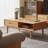 Burlywood Solid Wood Rectangular Coffee Table-1014280680