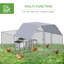 114.5m² Chicken Run For Up To 12 Chickens