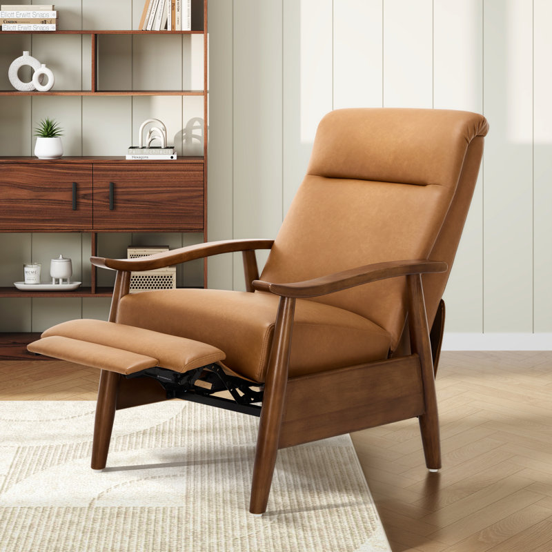Fauteuil inclinable en cuir Penning , Brun