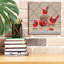  «Seeing Red» par Marvindale, art mural sur toile, 12 po x 12 po-2074299522