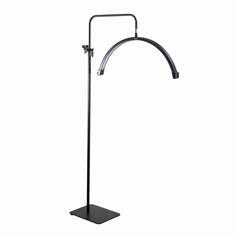 Lampe sur pied Keen Luna, Noir
