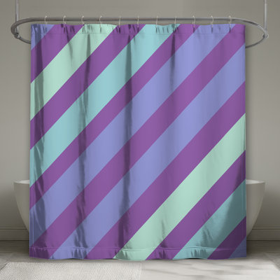 Rideaux de douche mauves Aqua Eady