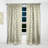Abstract Retro Geometrical Design II - Mid-Century Velvet Curtain - Room darkening - 1 panel-1824983920