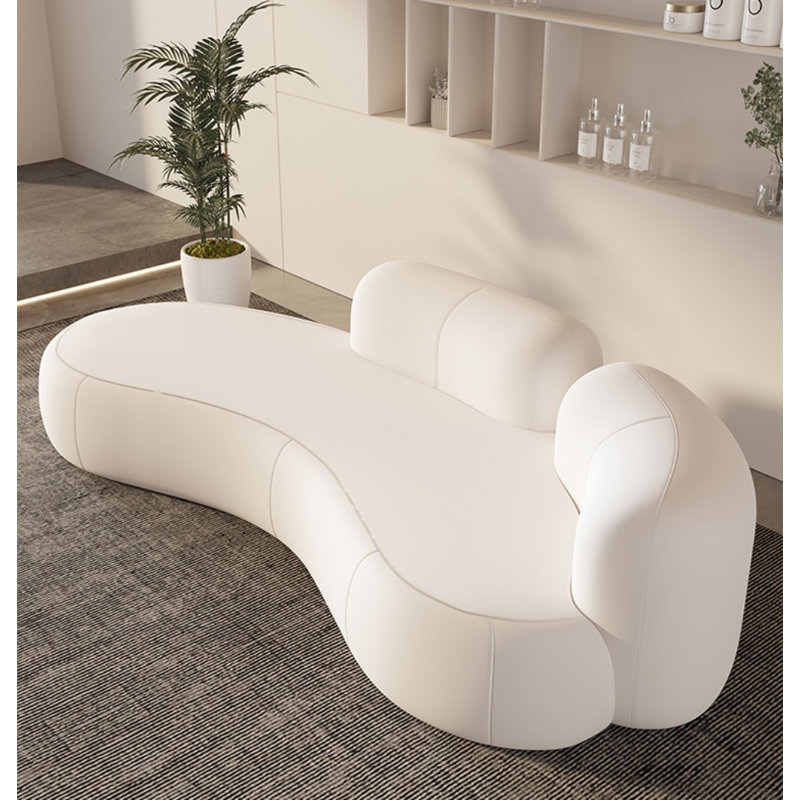 Canapé Haely, H 27,5 po x l 82,6 po x P 35,4 po, Blanc cassé