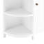 Armoire de rangement de style traditionnel avec tablettes ouvertes Belz