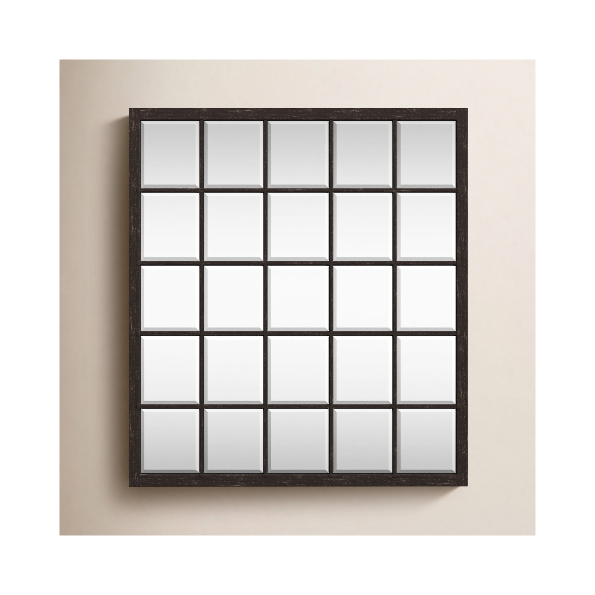 Manu Frameless Accent Mirror, Oil Rubbed Bronze