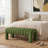 Oyan Modern Channel Tufted Backless Upholstered Bench-107520321-120610686