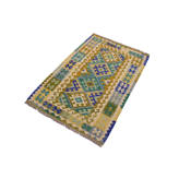 Isabelline Madee Geometric Handmade Rectangle 5'4" x 6'7" Wool Area Rug ...