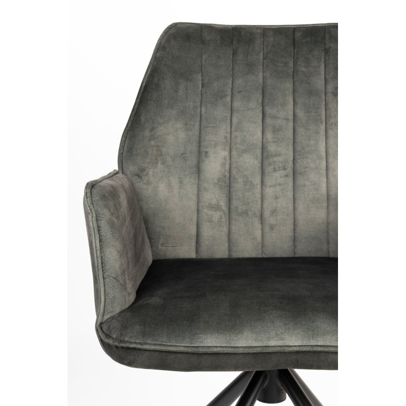 Jamie Upholstered Arm Chair, Green