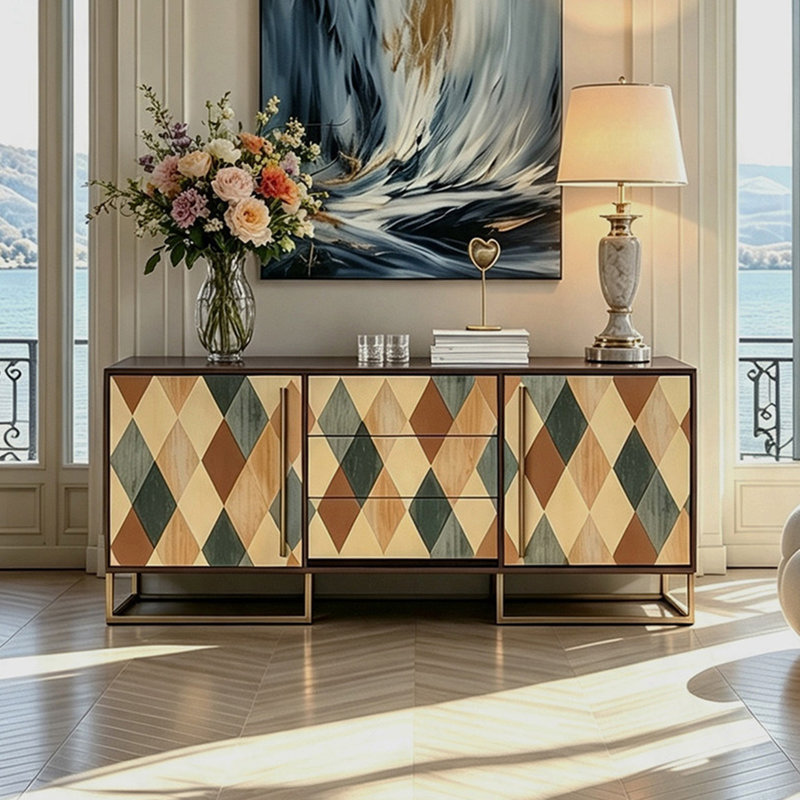 Italian-style minimalist and high-end sideboard