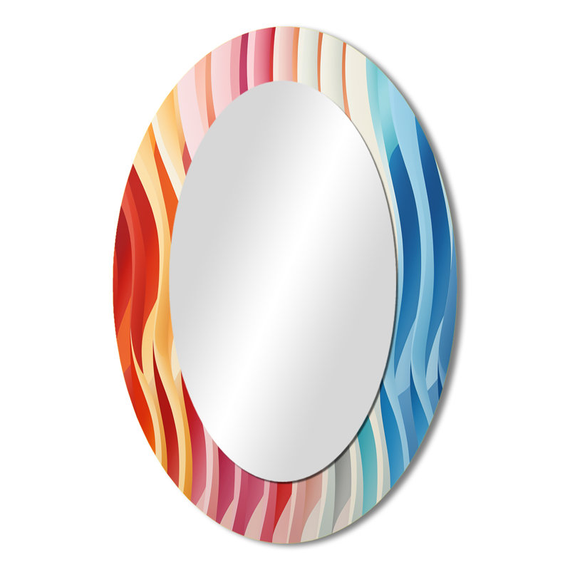 Miroir mural moderne Opt Opt Delirum III, 36 po x 24 po
