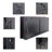42 Inch Recessed Ultra Thin Tempered Glass Front Wall Mounted Electric Fireplace With Remote And Multi Color Flame & Emberbed, Led Light Heater