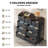 Reinardo 39.4" W 9-Drawer Dresser with Wood Top, Tall Dresser with Sturdy Steel Frame, Black Chest Of Drawers for Closet, Bedroom, Living Room-176519496