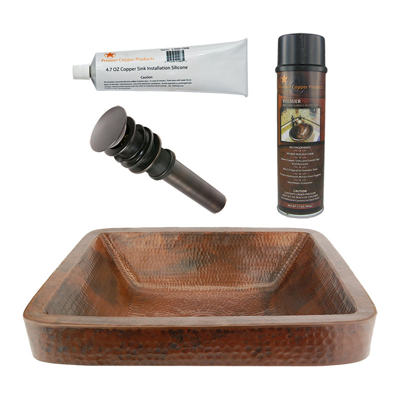 Ensemble de lavabo et de drain pour salle de bain Premier Copper Products BSP5_VREC19SKDB-P