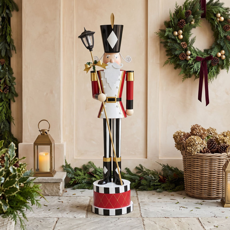 Iron Nutcracker Holiday Decoration