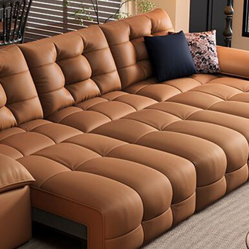 Canapé électrique de style rétro, H 36,22 po x l 122,04 po x P 42,51 po, 3