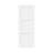 (With Lockset And Hinge Hole) Primed 3-panel Solid Wood Interior Shaker Door-116190732-116989624