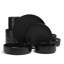 over&back Stackable 16-Piece Semi Hand-Finished Stoneware Dinnerware Set-99305496