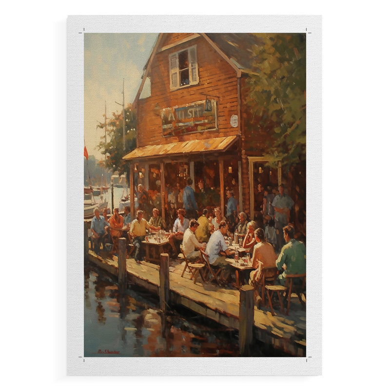 NAUTICAL Series DCXI - Impression sur toile seulement - NON CADRE, H 12 po x l 8 po