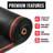 6.5ft. X ft.200 Heavy Duty Safety Debris Netting Rolls - Fire Retardant,1/4” Mesh roll.-105782870