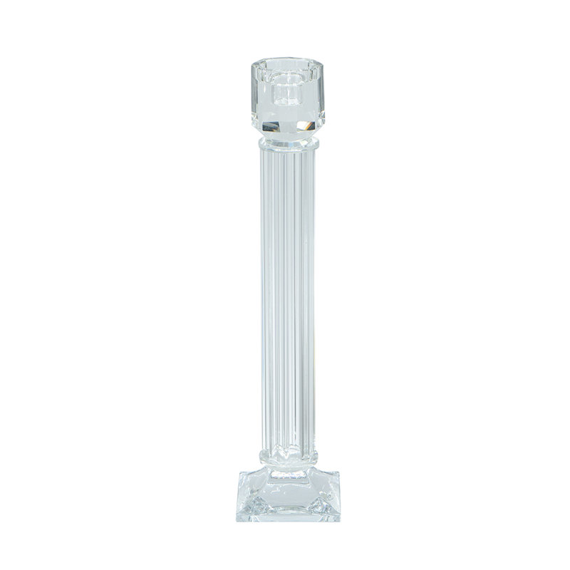 Porte-bougie effilé D3.5X15, H 15 po x l 3,5 po x P 3,5 po