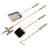 Iron Fireplace Tool Set