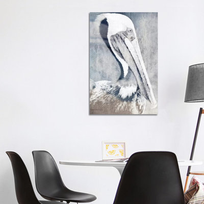 Pelican 1 Piece Wrapped Canvas Painting