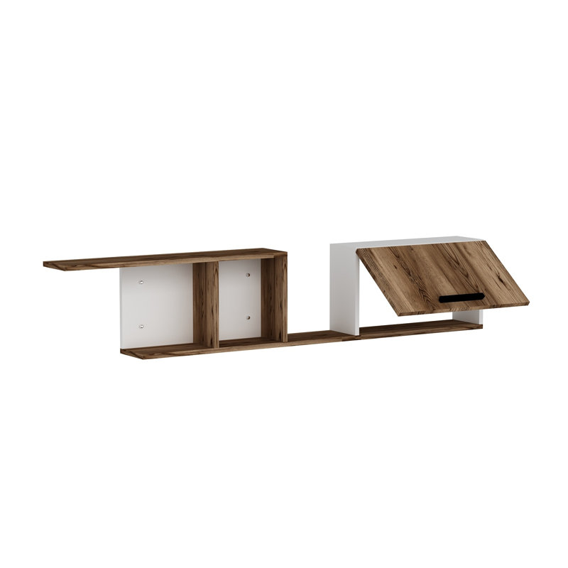 Locelso Floating Shelf, Brown