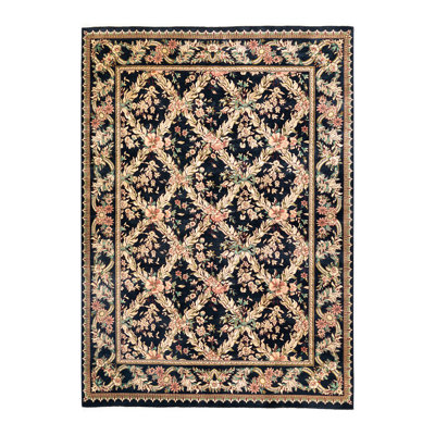 Classic One-of-a-Kind 6'2" x 8'7" Hand Knotted Area Rug