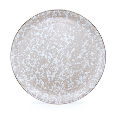 Taupe Swirl Earthenware Tray