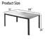 Ensemble de salle à manger rectangulaire L 35 po x l 58 po Maxiène-1071749897