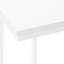 Table d'appoint, en forme de C, bout, côté, collation, salon, chambre à coucher, stratifié, métal-1025876960