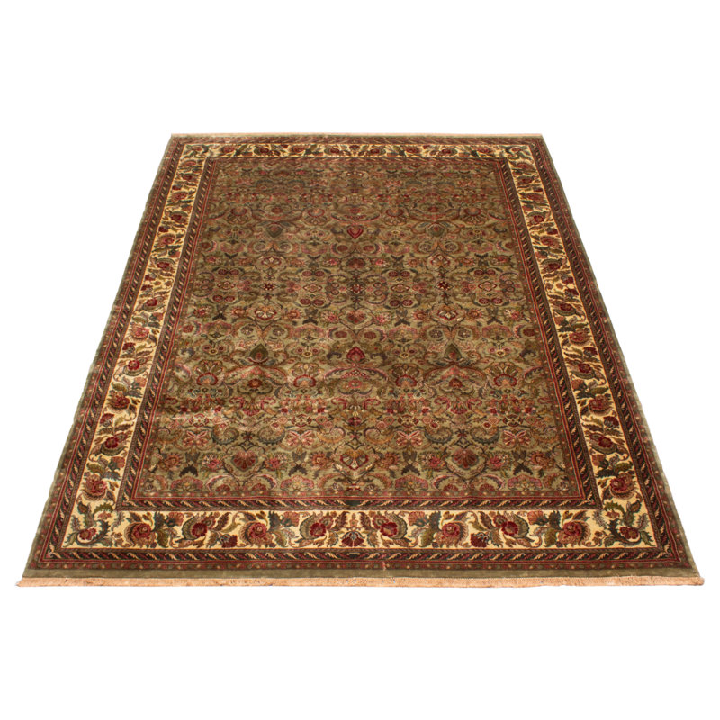 Tapis unique en laine noué à la main 10 pi x 13 pi 5 po nouvel âge Essex